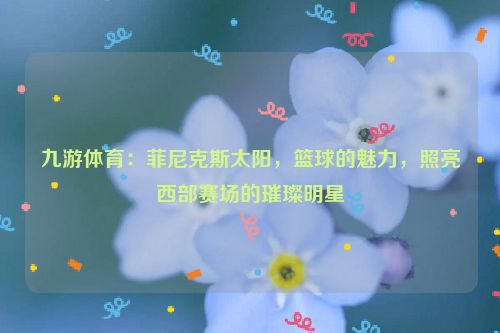 九游體育：菲尼克斯太陽，籃球的魅力，照亮西部賽場的璀璨明星