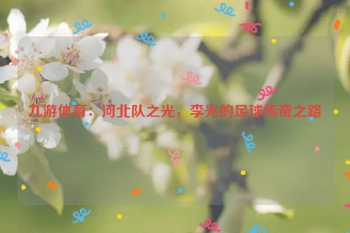 九游體育：河北隊之光，李光的足球傳奇之路